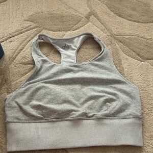ALO Yoga Gray Sports Bra